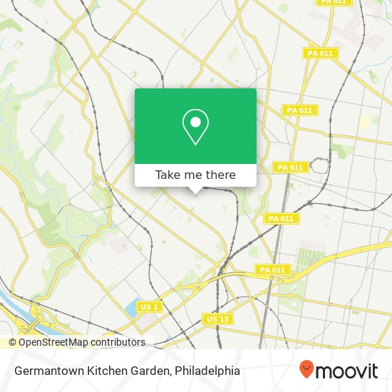 Germantown Kitchen Garden map