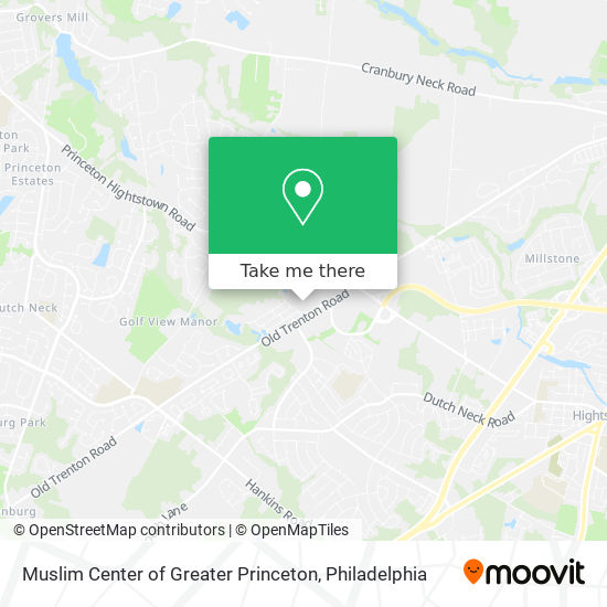 Mapa de Muslim Center of Greater Princeton