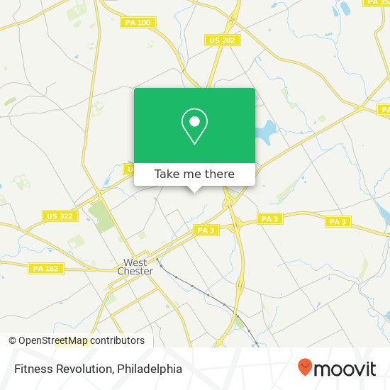 Fitness Revolution map