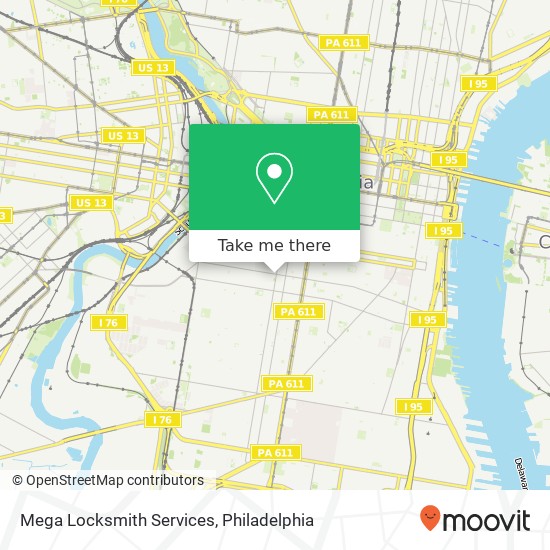 Mega Locksmith Services map