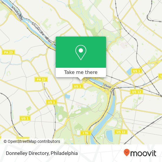 Donnelley Directory map