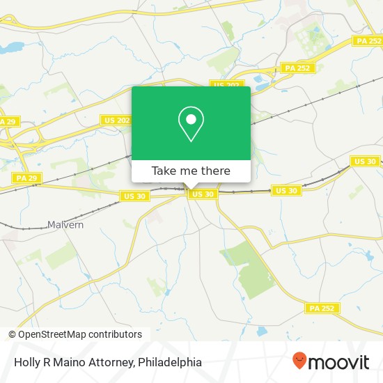 Holly R Maino Attorney map