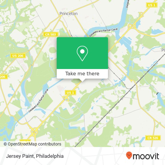 Mapa de Jersey Paint