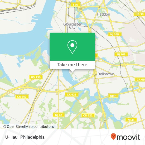 U-Haul map