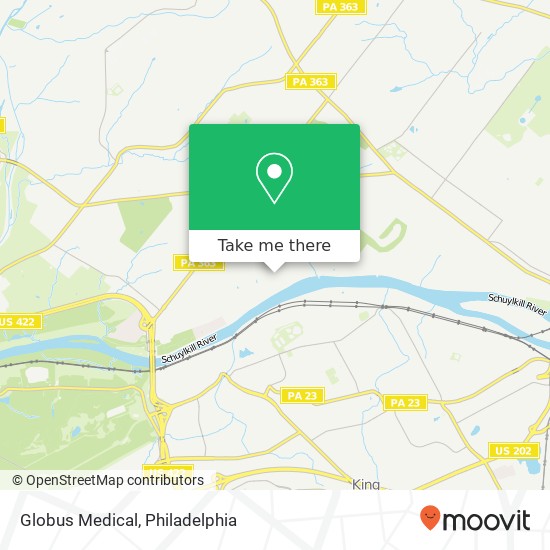 Globus Medical map