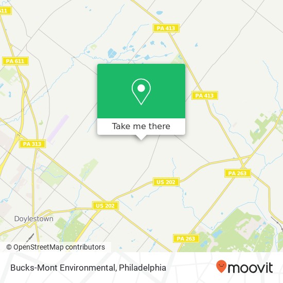 Mapa de Bucks-Mont Environmental