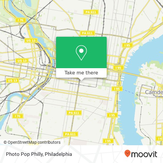 Photo Pop Philly map