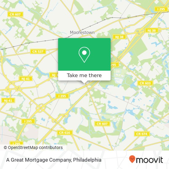 A Great Mortgage Company map