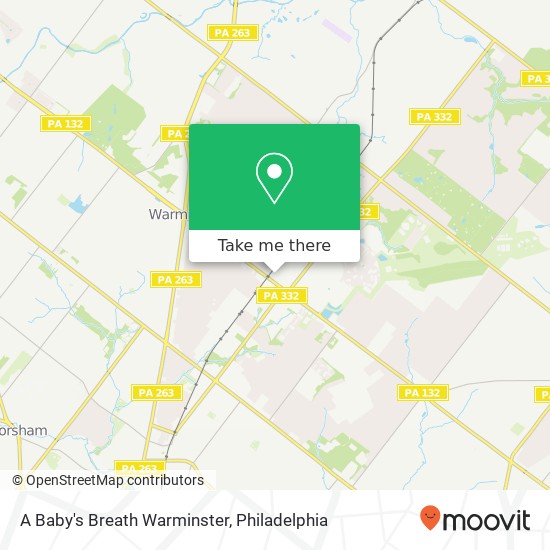 Mapa de A Baby's Breath Warminster