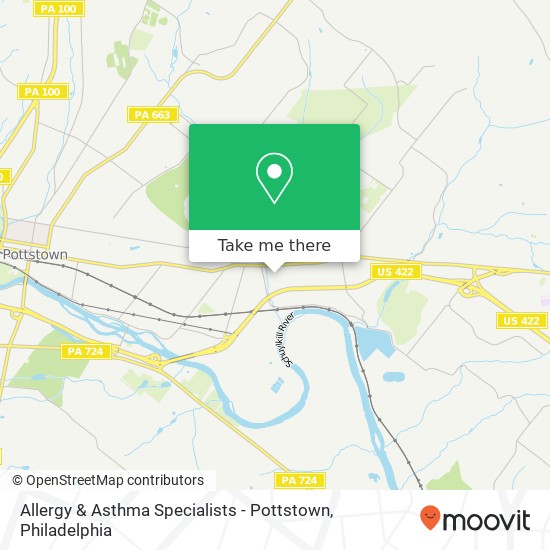 Allergy & Asthma Specialists - Pottstown map