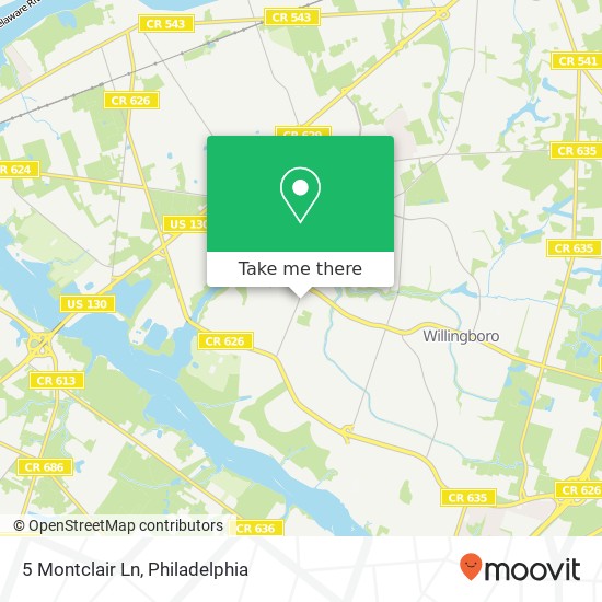 5 Montclair Ln map