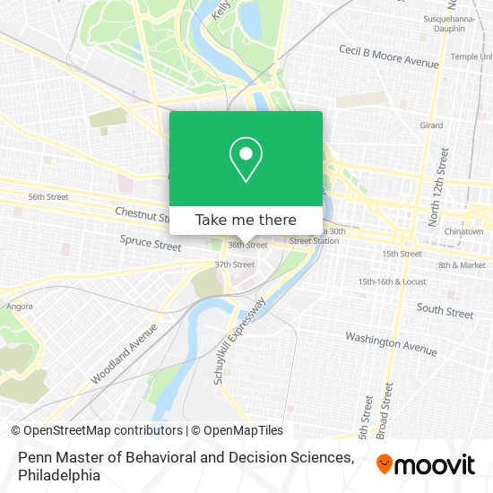 Penn Master of Behavioral and Decision Sciences map