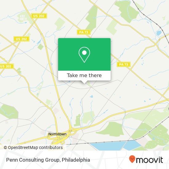 Mapa de Penn Consulting Group