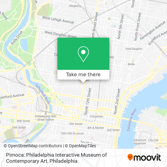 Pimoca: Philadelphia Interactive Museum of Contemporary Art map