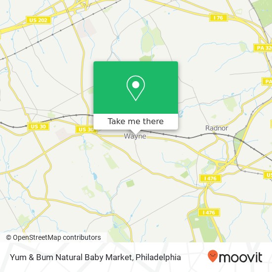 Yum & Bum Natural Baby Market map