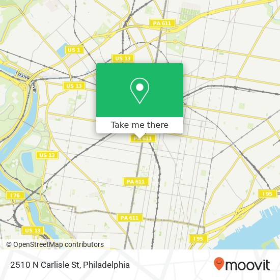 2510 N Carlisle St map