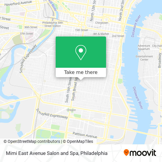 Mapa de Mimi East Avenue Salon and Spa