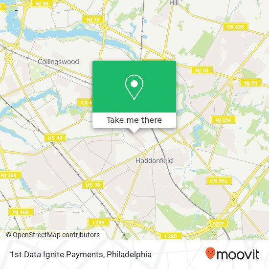 1st Data Ignite Payments map