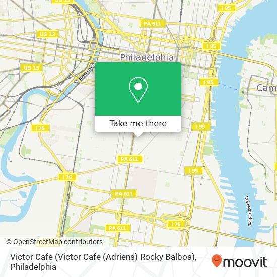 Victor Cafe (Victor Cafe (Adriens) Rocky Balboa) map