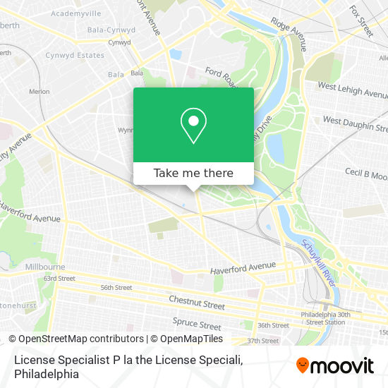 Mapa de License Specialist P la the License Speciali