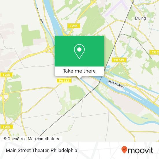 Main Street Theater map