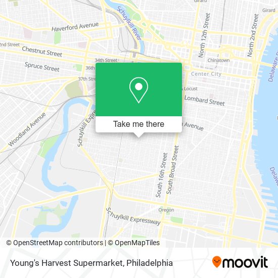 Young's Harvest Supermarket map