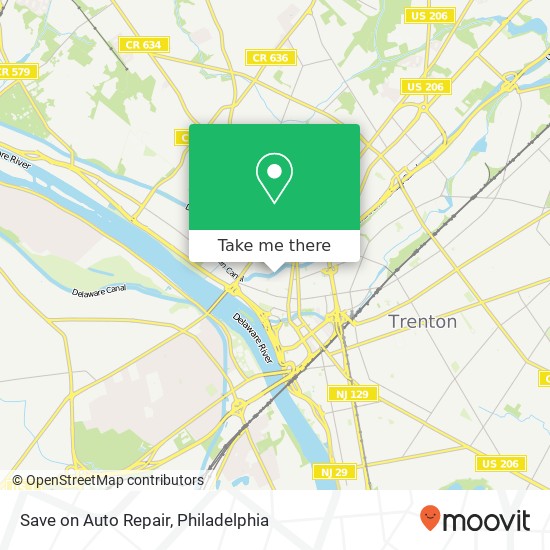 Save on Auto Repair map