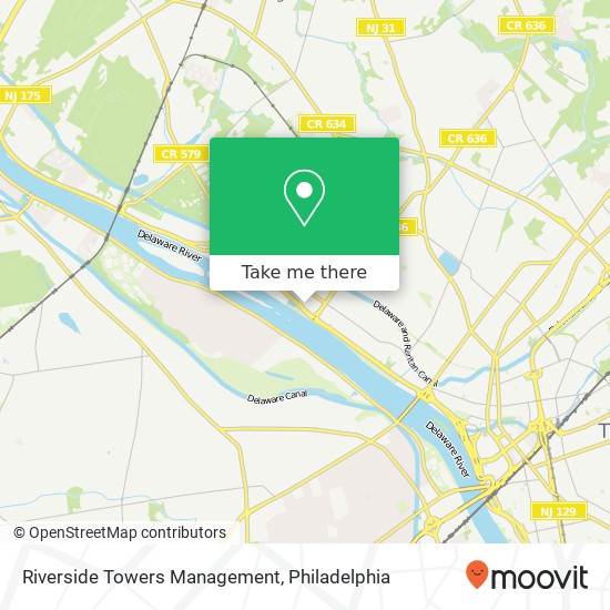 Riverside Towers Management map