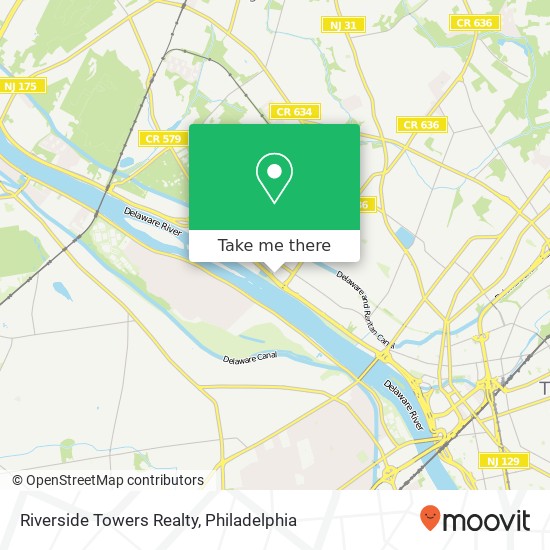 Mapa de Riverside Towers Realty