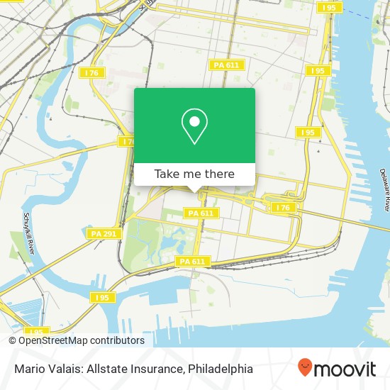 Mapa de Mario Valais: Allstate Insurance
