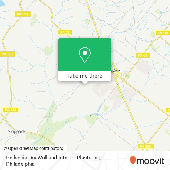 Pellechia Dry Wall and Interior Plastering map