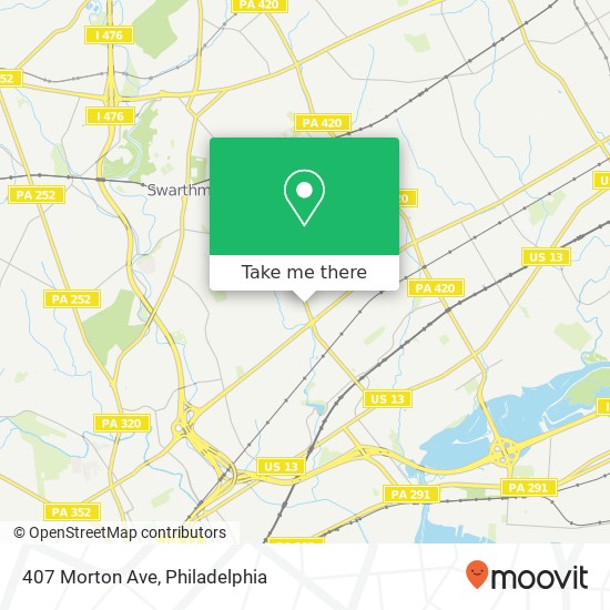 Mapa de 407 Morton Ave