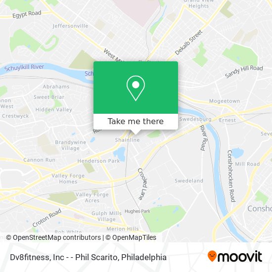 Dv8fitness, Inc - - Phil Scarito map