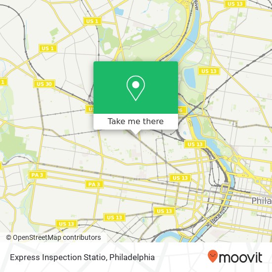 Express Inspection Statio map