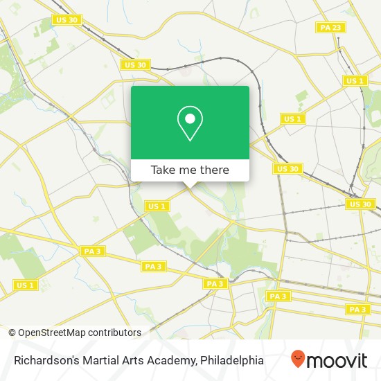 Mapa de Richardson's Martial Arts Academy