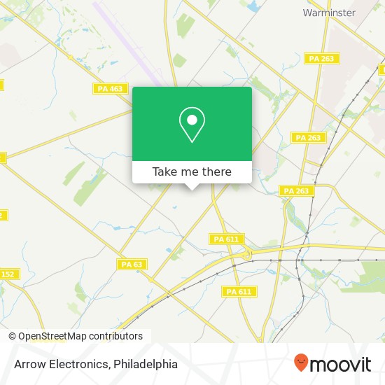 Arrow Electronics map