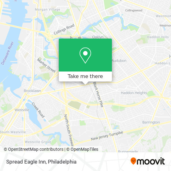 Spread Eagle Inn map