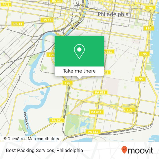 Mapa de Best Packing Services