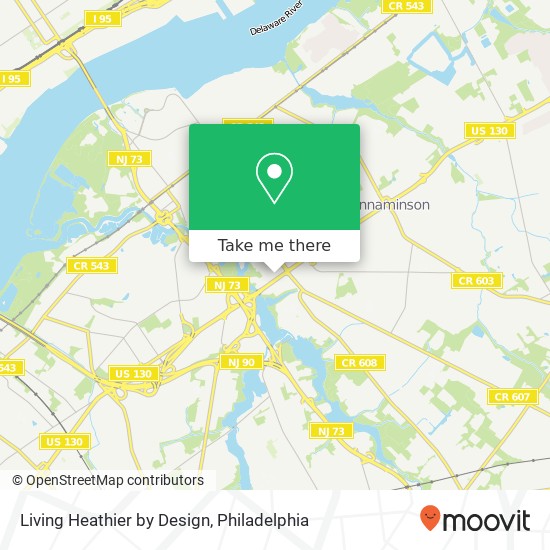 Living Heathier by Design map