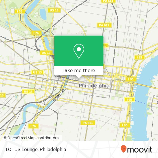 Mapa de LOTUS Lounge