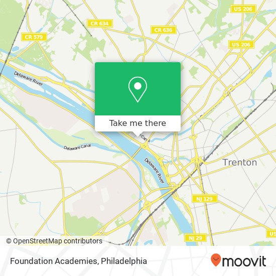 Foundation Academies map
