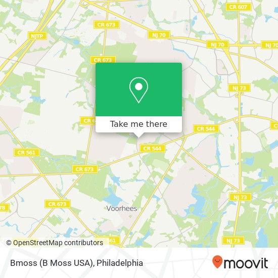 Bmoss (B Moss USA) map