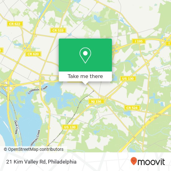 Mapa de 21 Kim Valley Rd