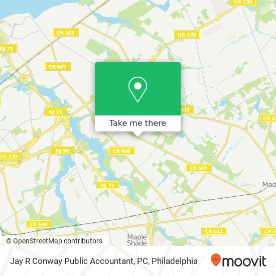 Jay R Conway Public Accountant, PC map
