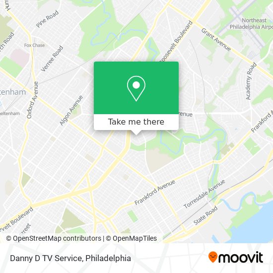 Danny D TV Service map