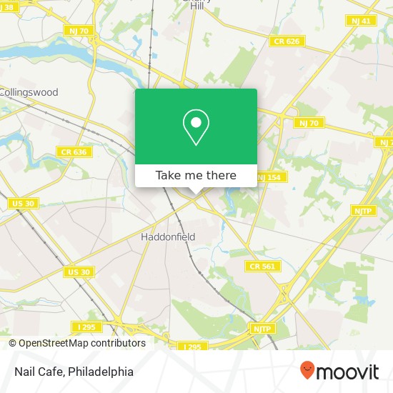 Nail Cafe map