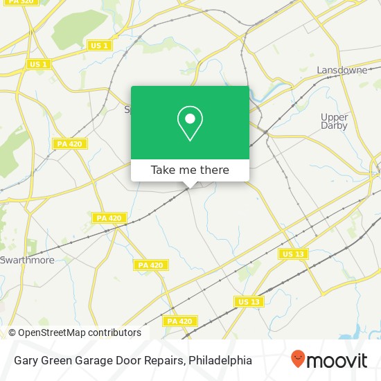 Mapa de Gary Green Garage Door Repairs