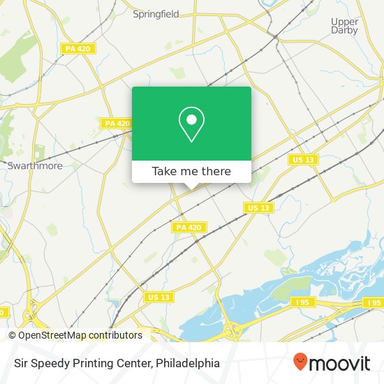 Sir Speedy Printing Center map