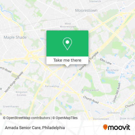 Amada Senior Care map