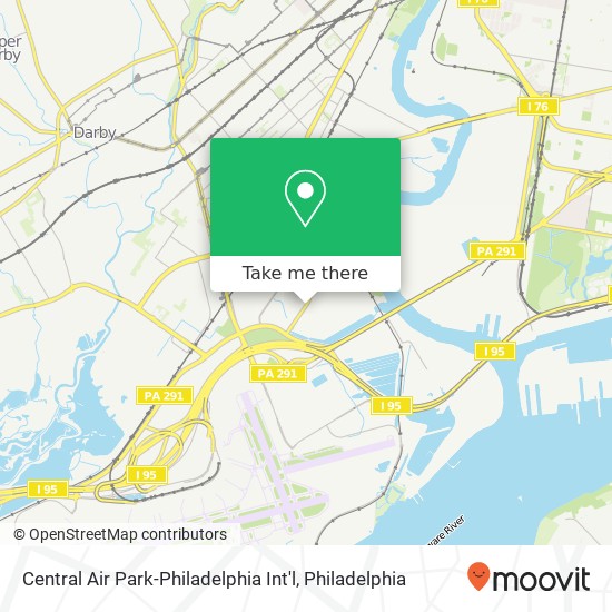 Mapa de Central Air Park-Philadelphia Int'l
